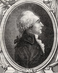 Jean-Baptiste du Val-de-Grace, baron de Cloots, z "Histoire de la Revolution Francaise" Louisa Blanc (1811-82). autorstwa French School
