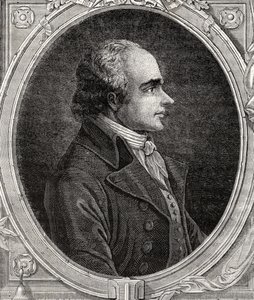 Jean-Denis, hrabia Lanjuinais, z „Histoire de la Revolution Francaise” Louisa Blanca (1811-82) autorstwa French School