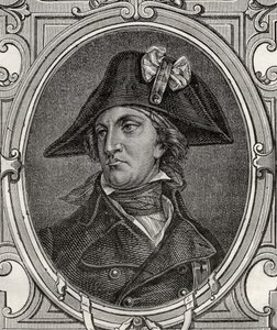 Jean-Nicolas Stofflet, z „Histoire de la Revolution Francaise” Louisa Blanca (1811-82) autorstwa French School