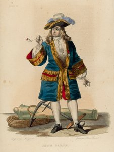 Jean Barth (kolorowy grawerunek) autorstwa French School