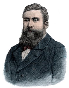 Jean Jaures w 1898 r. - Grawerowanie - autorstwa French School