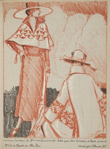 Jeanne Lanvin et etc z kolekcji Fashion Plates autorstwa French School