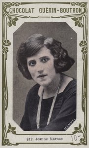 Jeanne Marnac (kolorowe zdjęcie) autorstwa French School