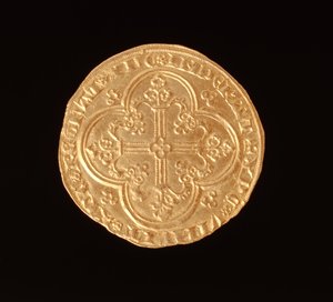 Jan II Dobry (1319-64) Król Francji, Franc a Cheval, 1350-64 (rewers) (złoto) (awers patrz 168067)
