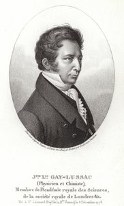 Joseph Louis Gay-Lussac autorstwa French School