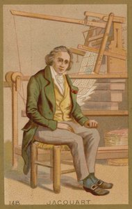 Joseph Marie Jacquard, francuski tkacz i kupiec autorstwa French School