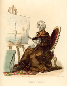 Joseph Vernet (kolorowy grawerunek) autorstwa French School