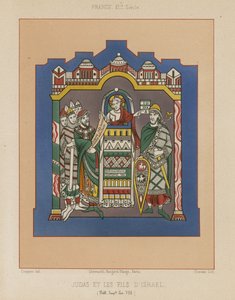 Judasz i synowie Izraela autorstwa French School