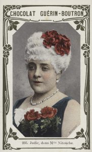 Judic, w Madame Nitouche (kolorowe zdjęcie) autorstwa French School