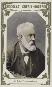 Jules Verne, ecrivain (kolorowe zdjęcie) autorstwa French School