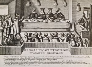 Sprawiedliwość za panowania Henryka IV autorstwa French School