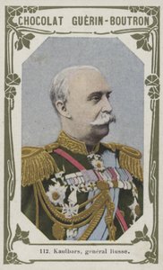 Kaulbars, generał Russe (kolorowe zdjęcie) autorstwa French School
