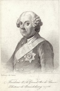 Król Prus Fryderyk II autorstwa French School