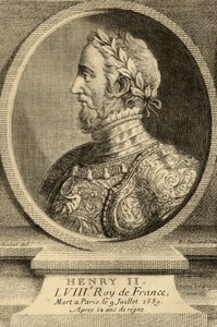 Król Henryk II (1519-59) z Francji autorstwa French School