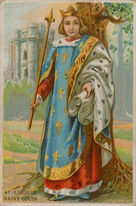 Król Ludwik IX, Święty Ludwik autorstwa French School