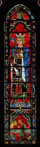 Król Salomon (młody św. Ludwik jako wzór?) (w121) autorstwa French School
