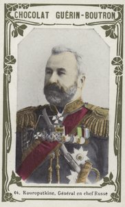Kuropatkin, główny generał Rosji (kolorowe zdjęcie) autorstwa French School