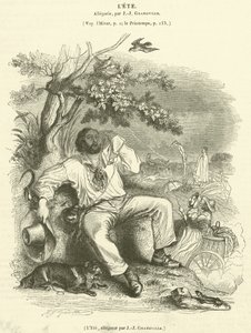Lato, alegoria (grafika) autorstwa French School