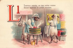 L: Słyszałem o detergentach do prania, te dwie mistrzowskie owce też byłyby idealnymi garnkami autorstwa French School