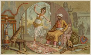 La Bayadere autorstwa French School
