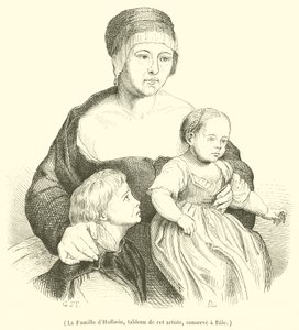 Rodzina Holbeina (rycina) autorstwa French School