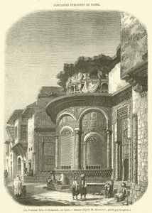 Fontanna Seby-el-Bedawieh, Kair (rycina) autorstwa French School