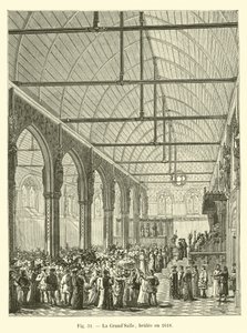 GrandSalle, spalony w 1618 r. autorstwa French School