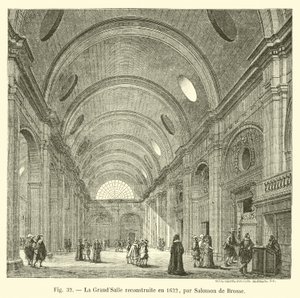 GrandSalle przebudowana w 1622 roku przez Salomona de Brosse autorstwa French School