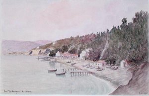 La Madrague des Lecques (akwarela na papierze) autorstwa French School