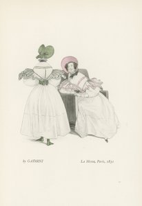 Moda, Paryż, 1831 autorstwa French School