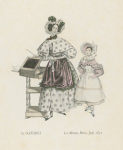 Moda, Paryż, lipiec 1831 autorstwa French School