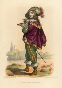 La Rochefoucauld (kolorowy grawerunek) autorstwa French School