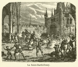 La Saint-Barthelemy (grawerowanie) autorstwa French School