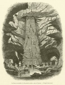 La Senora escondida, ukryta młoda dama, na Jukatanie (grafika) autorstwa French School