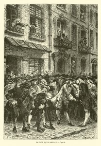 Rue Quincampoix autorstwa French School
