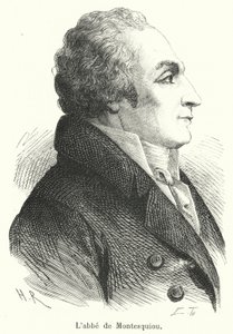 Abbe de Montesquiou (rycina) autorstwa French School