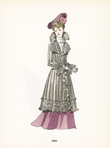 Moda damska, 1901 autorstwa French School