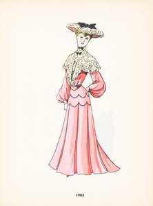 Moda damska, 1903 autorstwa French School