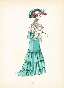 Moda damska, 1904 autorstwa French School