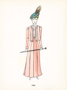 Moda damska, 1906 autorstwa French School