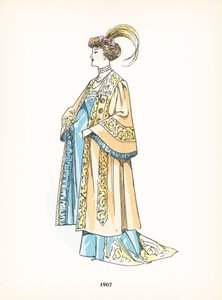 Moda damska, 1907 autorstwa French School