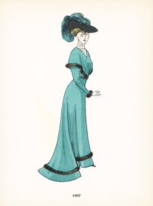 Moda damska, 1907 autorstwa French School