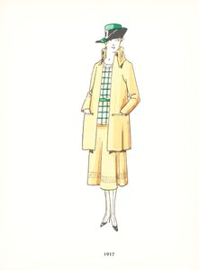 Moda damska, 1917 autorstwa French School