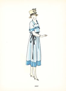 Moda damska, 1917 autorstwa French School