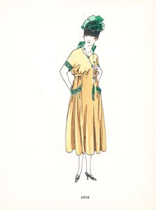 Moda damska, 1918 autorstwa French School