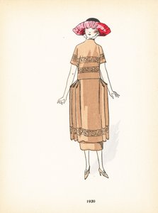 Moda damska, 1920 autorstwa French School