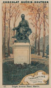 Lamartine, poeta i historyk, 1790-1869, Erigee Avenue Henri Martin autorstwa French School
