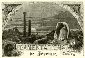 Lamentations de Jeremie (grafika) autorstwa French School