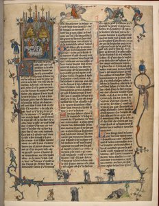 Lancelot-Graal (Cykl prozy Wulgaty), Add MS 10294/1 f.1dr autorstwa French School