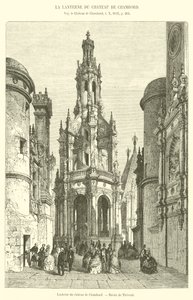 Latarnia Zamku Chambord (grafika) autorstwa French School